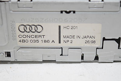 98 99 00 01 02 03 AUDI A4 A6 TT RADIO CASSETTE PLAYER OEM
