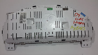 03 04 05 HONDA CIVIC HYBRID SPEEDOMETER CLUSTER
