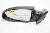 06 07 08 09 HYUNDAI ACCENT LEFT DRIVER SIDE VIEW MIRROR DARK GREY GRAY