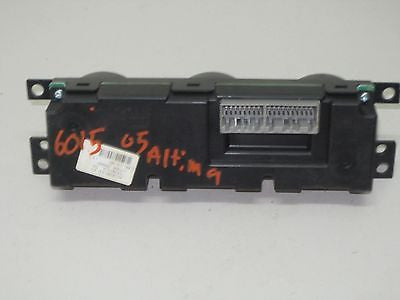 05 06 NISSAN ALTIMA CLIMATE CONTROL