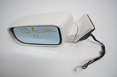 02 03 ACURA TL LEFT DRIVER MIRROR WHITE