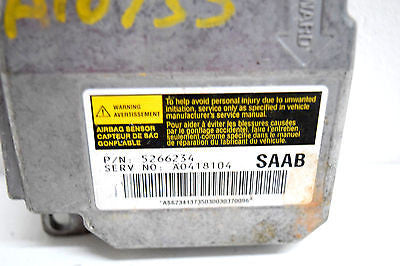 02 03 04 05 SAAB 95 9.5 9-5 9 7 9-7 AIRBAG CONTROL MODULE 5266234