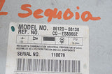 01 02 TOYOTA SEQUOIA TUNDRA SOLARA RADIO CD CASSETTE PLAYER