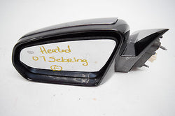 07 08 09 10 CHRYSLER SEBRING LEFT DRIVER HEATED MIRROR GREY GRAY BLACK TRIM