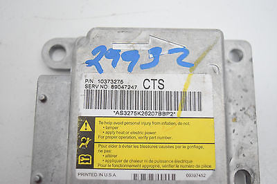 06 07 CADILLAC CTS AIRBAG SRS CONTROL MODULE 10373275