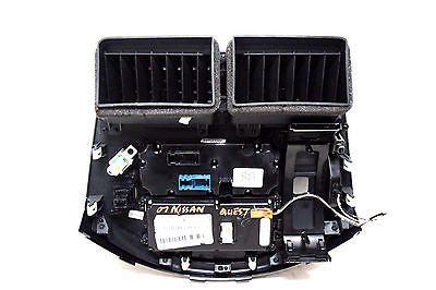 07 08 09 NISSAN QUEST RADIO CLIMATE CONTROL SHIFTER BEZEL OEM