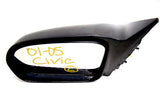 01 02 03 04 05 HONDA CIVIC LEFT DRIVER MIRROR BLACK