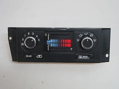 02 03 04 05 06 07 BUICK RENDEZVOUS CLIMATE CONTROL MANUAL CHROME