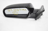 06 07 08 KIA OPTIMA LEFT DRIVER SIDE VIEW MIRROR BLACK