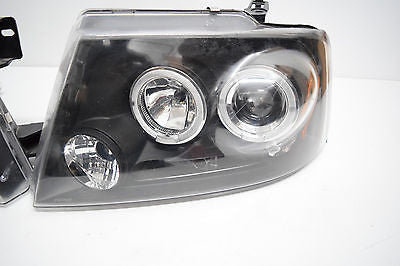 97 98 99 00 01 02 03 FORD F150 F-150 HEADLIGHT HEADLIGHTS HID ANGEL EYES (AM)