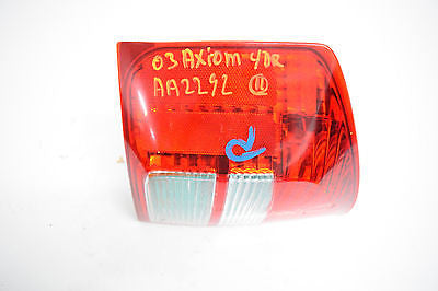 02 03 04 IZUSU AXIOM RIGHT PASSENGER TAILLIGHT TAILIGHT OEM