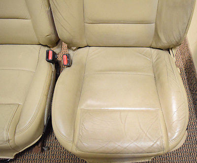 03 04 05 06 FORD MUSTANG LEATHER POWER SEAT SEATS  TAN SET OEM