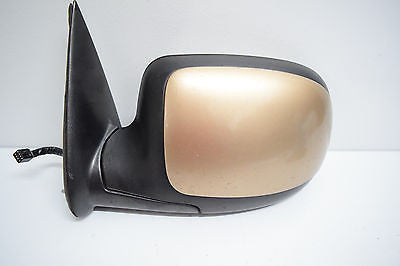 01 02 CHEVROLET YUKON SUBURBAN 1500 DRIVER DOOR MIRROR LEFT REAR VIEW GOLD