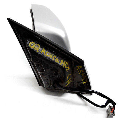 01 02 03 04 05 06 ACURA MDX LEFT DRIVER SIDE VIEW MIRROR SILVER/BLACK TRIM