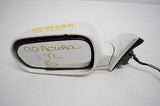 99 00 01 ACURA TL LEFT DRIVER SIDE VIEW MIRROR WHITE