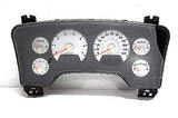 03 09 DODGE RAM 2500 SPEEDOMETER INSTRUMENT CLUSTER 40K GLASS  DAMAGED