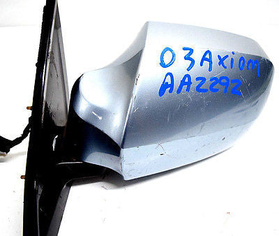 02 03 ISUZU AXIOM LEFT DRIVER MIRROR POWDER BLUE