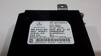 00  06 MERCEDES S500 S430 CL500 CL55 COMMUNICATION TELEPHONE MODULE A2208202185