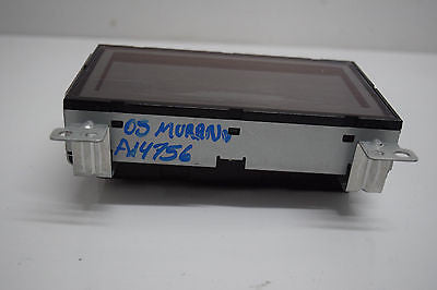 03 04 05 06 07 NISSAN MURANO INFO DISPLAY SCREEN