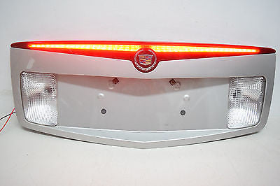 03 04 05 06 07 CADILLAC CTS 3RD BRAKE LIGHT LICENSE TRUNK TRIM LIGHTS UP OEM