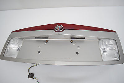 03 04 05 06 07 CADILLAC CTS 3RD BRAKE LIGHT DRIVER LICENSE TRUNK TRIM LIGHTS UP