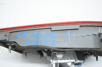03 04 05 HONDA ACCORD LEFT DRIVER INNER TAIL LIGHT OEM