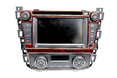 06 07 08 CADILLAC DTS RADIO NAVIGATION CD PLAYER CLIMATE CONTROL AUX WOODGRAIN