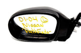 01 02 03 04 05 NISSAN PATHFINDER LEFT DRIVER SIDE VIEW MIRROR BLACK