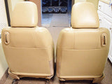 03 04 05 06 FORD MUSTANG LEATHER POWER SEAT SEATS  TAN SET OEM