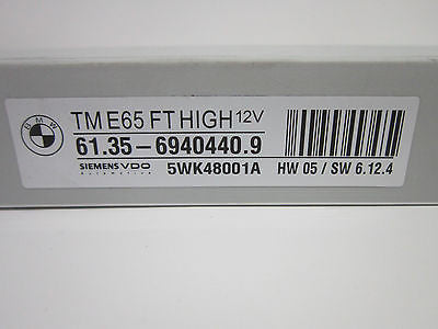 02 03 04 05 BMW 745I 745IL LEFT FRONT DRIVER DOOR CONTROL MODULE