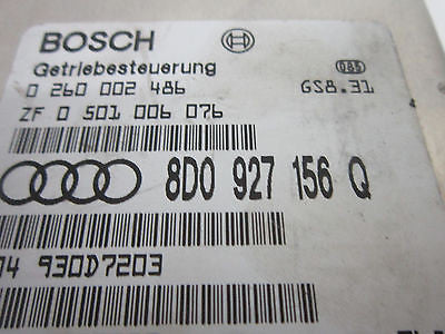 97 98 99 00 01 02 AUDI A4 TCU TRANSMISSON COMPUTER 8D0927156Q