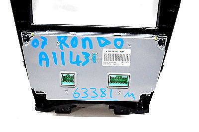 07 08 KIA RONDO CLIMATE CONTROL DASH BEZEL COVER INFO DISPLAY