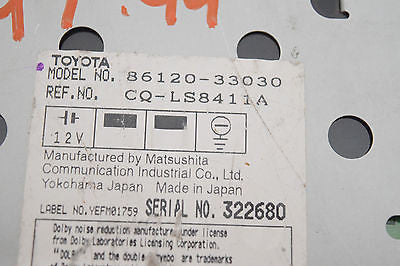 97 98 99 00 TOYOTA RAV 4 RAV4 RADIO CASSETTE PLAYER OEM