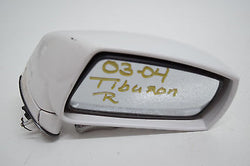 03 04 HYUNDAI TIBURON RIGHT PASSENGER SIDE VIEW MIRROR WHITE