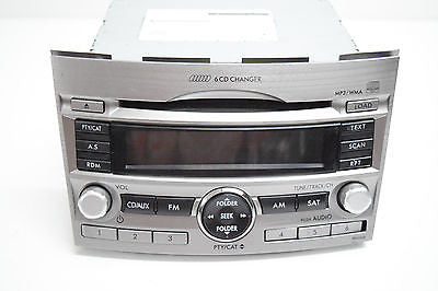 10 11 12 SUBARU LEGACY OUTBACK  6 CD PLAYER RADIO 86201AJ60A