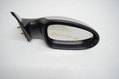 04 05 06 NISSAN ALTIMA RIGHT PASSENGER MIRROR SILVER BLACK TRIM OEM