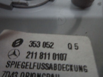 03 04 05 06 MERCEDES E350 E320 REARVIEW MIRROR