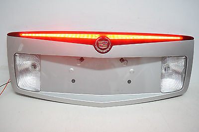 03 04 05 06 07 CADILLAC CTS 3RD BRAKE LIGHT LICENSE TRUNK TRIM LIGHTS UP OEM