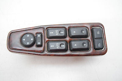 03 04 05 LINCOLN LS LEFT DRIVER MASTER WINDOW SWITCH WOODGRAIN