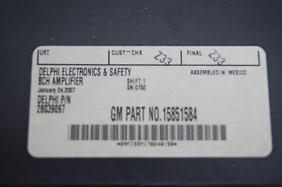 06 07 08 09 10 HUMMER H3 AMP AMPLIFIER 15851584