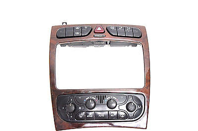 01 02 03 04 05 MECEDES C230 C240 DUEL DUAL CLIMATE CONTROL DASH BEZEL