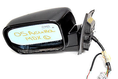 01 02 03 04 05 06 ACURA MDX LEFT PASSENGER SIDE VIEW MIRROR BLACK