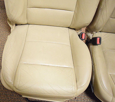 03 04 05 06 FORD MUSTANG LEATHER POWER SEAT SEATS  TAN SET OEM