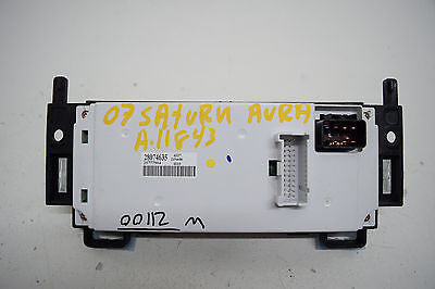 07 08 09 SATURN AURA CLIMATE CONTROL OEM