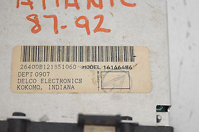 87 88 89 90 91 92 CADILLAC ALLANTE LIGHTING CONTROL CENTER OEM