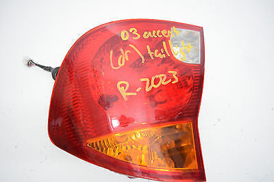 03 04 05 06 HYUNDAI ACCENT RIGHT PASSENGER TAIL LIGHT TAILLIGHT OEM