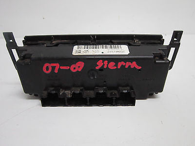 07 08 09 GMC SIERRA  SILVERADO 1500 MANUAL CLIMATE CONTROL