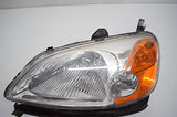 01 02 03 HONDA CIVIC LEFT DRIVER HEAD LIGHT OEM