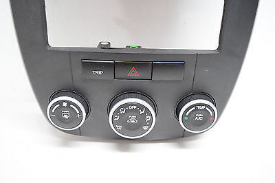 07 08 09 KIA SPECTRA CLIMATE CONTROL RADIO DASH BEZEL INFO DISPLAY