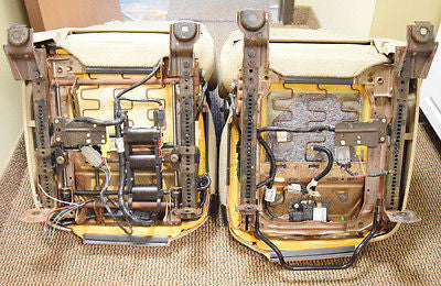03 04 05 06 FORD MUSTANG LEATHER POWER SEAT SEATS  TAN SET OEM